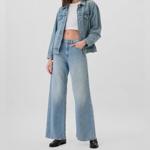 GAP Denim High Rise Wide-Leg Jeans